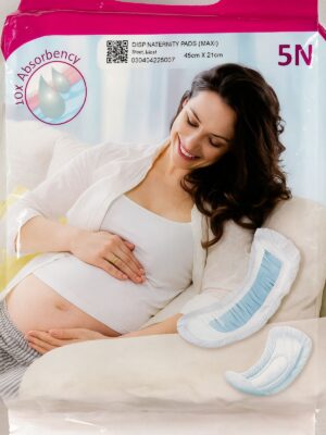 Maternity sanitary pad for pregnant women at the time of delivery