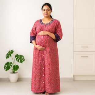 Front Full Open Nighty